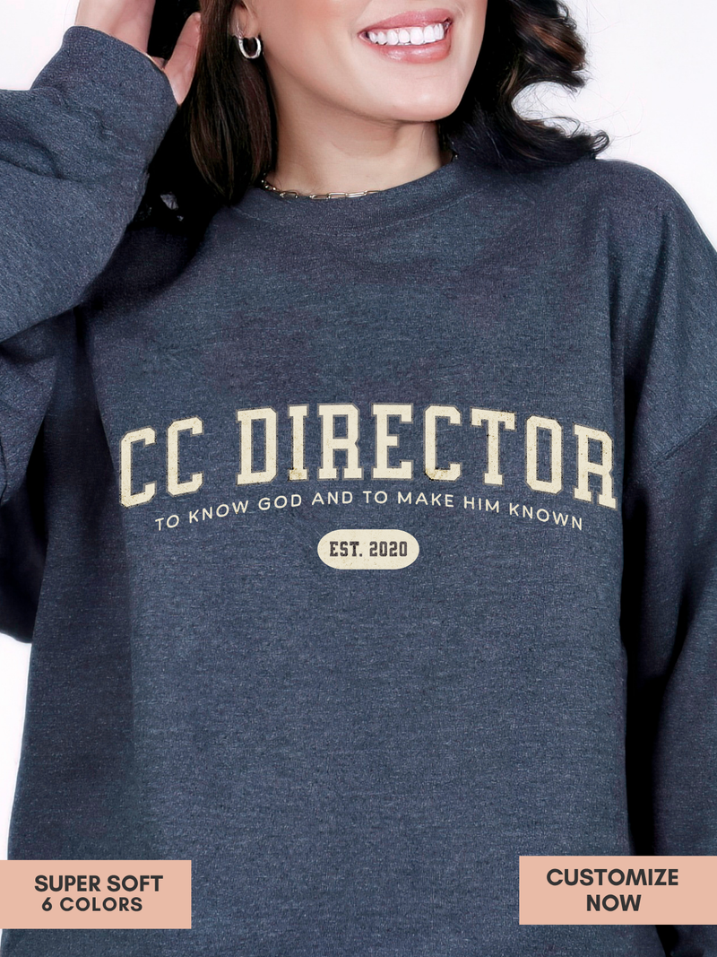 Personalized Classical Conversations Director Sweatshirt