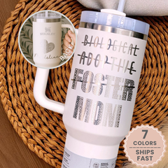 Personalized Foster Mom Tumbler