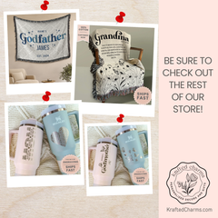 Personalized Godmother Woven Blanket
