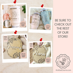Personalized Grandma Letter Woven Blanket