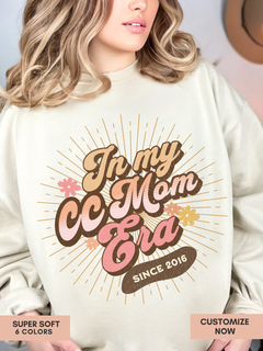 Personalized In My CC Mom Era Retro Sweater