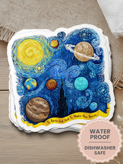 CC Cycle 2 Van Gogh Vinyl Sticker