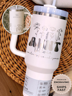 Personalized Aunt Tumbler