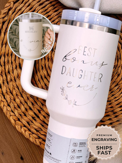 Personalized Bonus Daughter Tumbler
