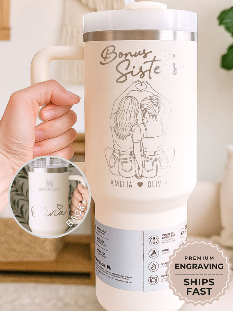 Personalized Bonus Sister Tumbler