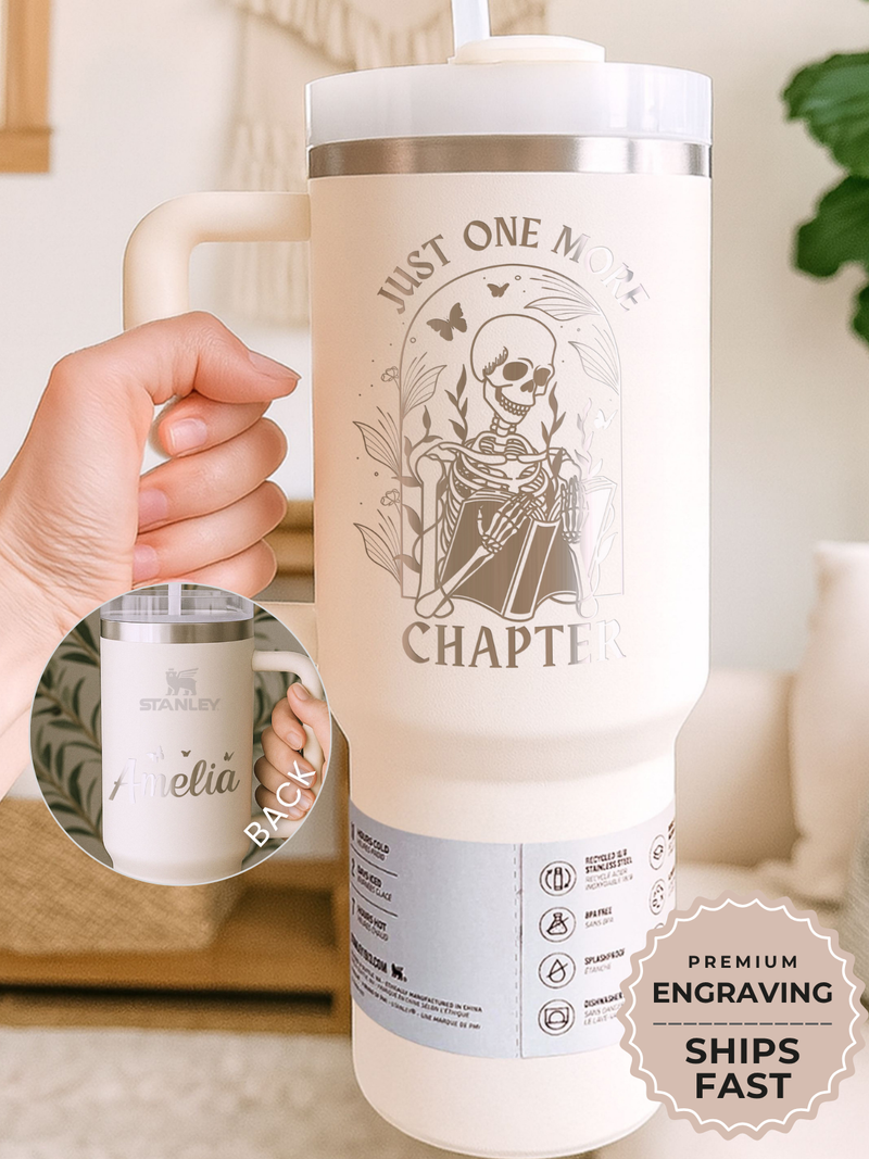 Personalized Book Lover Tumbler