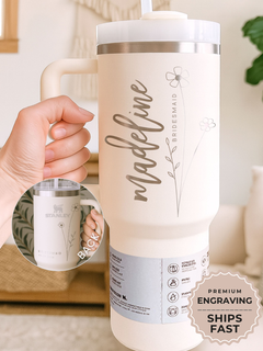 Personalized Bridesmaid Tumbler