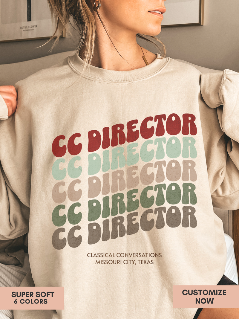 Personalized Classical Conversations Director Sweatshirt