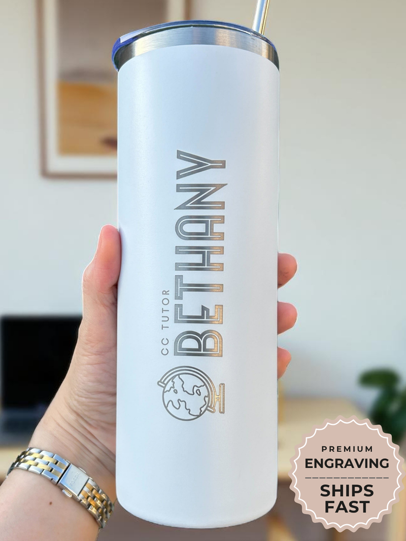 Personalized CC Tutor Tumbler
