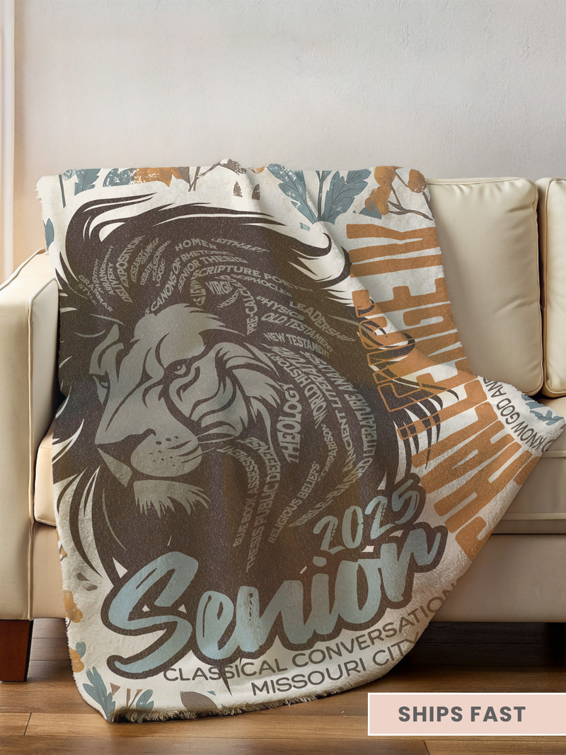 Personalized CC Challenge IV Minky Blanket