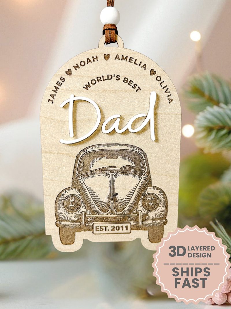Custom Dad Ornament