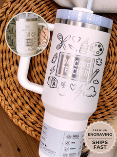 Personalized Daycare Teacher Tumbler