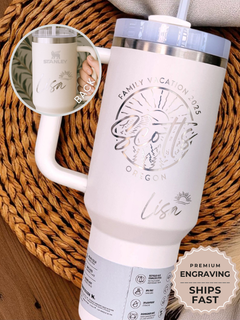 Personalized Family Vacation Tumbler