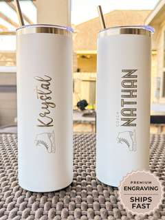 Personalized Figure Skating Tumbler