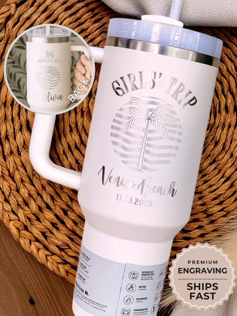 Personalized Girls Trip Tumbler
