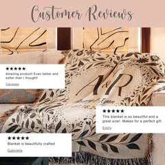 Personalized Wedding Woven Blanket Gift For Couple Tapestry Wedding Gift Couple Woven Throw Newlywed Woven Blanket Wedding Anniversary Gift
