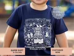 Personalized CC Cycle 1 Shirt Gift For CC Classical Conversations Cycle 1 Tshirt First Day Gift CC Foundations To Know God Toddler Shirt