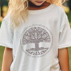 Cc Trivium Tree Shirt for Youth Classical Conversations Youth Tshirt CC Trivium Tree Homeschool Tee CC Student T-shirt Gift for CC Student
