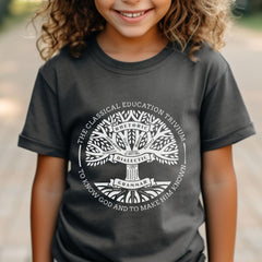Cc Trivium Tree Shirt for Youth Classical Conversations Youth Tshirt CC Trivium Tree Homeschool Tee CC Student T-shirt Gift for CC Student