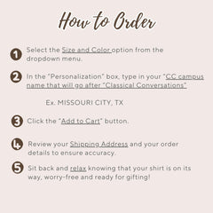 Personalized CC Cycle 1 Toddler Shirt Gift For CC Student Classical Conversations Cycle 1 First Day Cycle 1 Tshirt CC Foundations Ancient