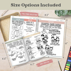 CC Cycle 1 Coloring Book Gift For CC Tutor Resource Classical Conversations Cycle 1 Class Art CC Song Activity Geography History Printable
