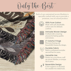Personalized New Mom Woven Blanket Baby Shower Gift For New Mom Tapestry Mothers Day Gift New Mama Throw Blanket Expecting Mom Gift Nursing