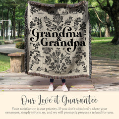 Grandparents Day Gift Grandparents Throw Gift From Grandkids