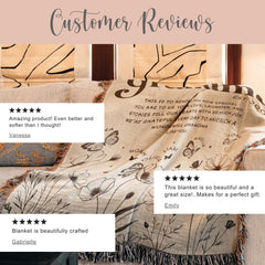 Personalized Grandma Woven Blanket Gift For Grandma Tapestry Mothers Day Gift Grandparent Woven Blanket Grandma Woven Throw Grandparent Gift