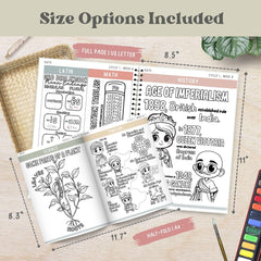 CC Cycle 1 Coloring Book Gift For CC Tutor Resource Classical Conversations Cycle 1 Class Art CC Song Activity Geography History Printable