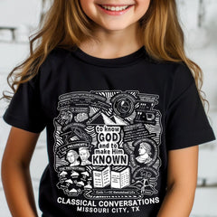 Personalized CC Cycle 1 Shirt Gift For CC Classical Conversations Cycle 1 Tshirt First Day Gift CC Foundations To Know God Toddler Shirt