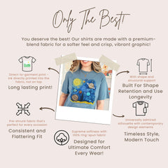 Personalized CC Cycle 2 Van Gogh Shirt Gift for CC Tutor First Day Gift Classical Conversations Cycle 2 Year End Tshirt CC Director Planets