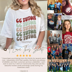 Personalized CC Tutor Gift Custom CC Tutor Tee