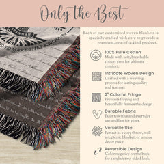 Personalized CC Trivium Tree Woven Blanket Gift For Classical Conversations Director Tapestry Year End Tutor Appreciation Throw CC Keepsake