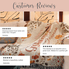 Personalized Godmother Woven Blanket Gift For Godmother Tapestry Mothers Day Gift God Mom Woven Throw Godmother Christmas Gift From Godson