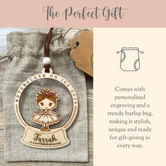 Personalized Nutcracker Character Keepsake Ornament Gift For Figure Skater Nutcracker On Ice Skater Souvenir Custom Nutcracker Role Decor