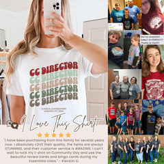 Personalized CC Director Gift T-Shirt Foundations Director Tee Challenge Director Tshirt CC Retro