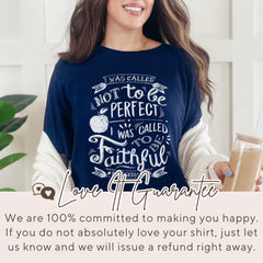 Called To Be Faithful Shirt Homeschool Mom Shirt Homeschool Shirt Simply Blessed Mama Faith Based Shirt Christian Crewneck Christian Merch