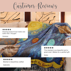 Personalized Van Gogh CC Cycle 2 Woven Blanket Gift For Classical Conversations Director Blanket CC Mom Tapestry CC Homeschool Throw Blanket