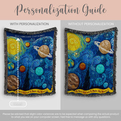 Personalized Van Gogh CC Cycle 2 Woven Blanket Gift For Classical Conversations Director Blanket CC Mom Tapestry CC Homeschool Throw Blanket