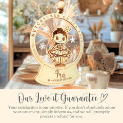 Personalized Nutcracker Character Keepsake Ornament Gift For Figure Skater Nutcracker On Ice Skater Souvenir Custom Nutcracker Role Decor
