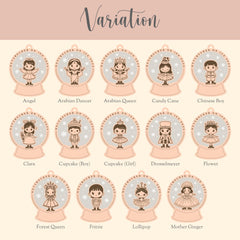 Personalized Nutcracker Character Keepsake Ornament Gift For Figure Skater Nutcracker On Ice Skater Souvenir Custom Nutcracker Role Decor