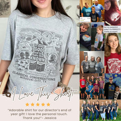 Classical Conversations Cycle 1 Tshirt First Day Gift CC Director Foundations To Know God