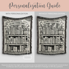 Personalized CC Challenge A Woven Blanket Gift For Challenge Student Year End Gift Challenge A Reading Blanket Challenge A Director Tapestry
