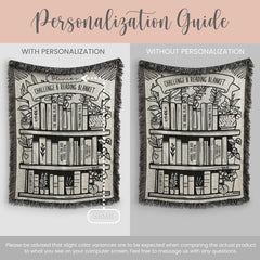 Personalized Challenge B Reading Woven Blanket Gift For CC Challenge B Director Keepsake Blanket CC Tutor Woven Throw Homeschool Blanket