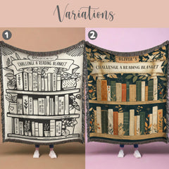 Personalized CC Challenge A Woven Blanket Gift For Challenge Student Year End Gift Challenge A Reading Blanket Challenge A Director Tapestry