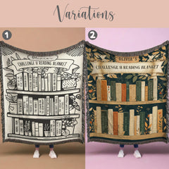 Personalized CC Challenge II Reading Woven Blanket Gift For CC Director Challenge 2 Student Year End Gift Challenge 2 Director Throw Gift