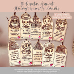 CC Cycle 1 Valentine Wooden Bookmark Gift For CC Class Exchange Valentines Day Gift History Activity Bookmark Classical Conversations Craft