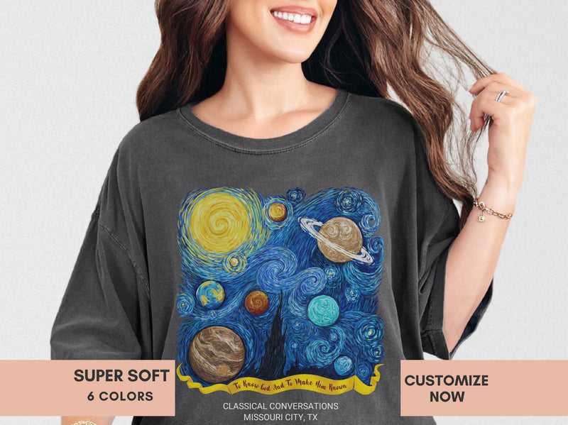 Van Gogh CC Cycle 2 Shirt Personalized Classical Conversations Tshirt