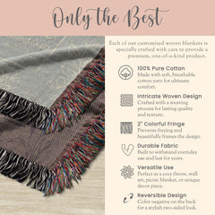 Personalized Bridesmaid Woven Blanket Gift For Bridesmaid Tapestry Bridesmaid Proposal Gift Bridesmaid Keepsake Blanket Bridal Party Gift