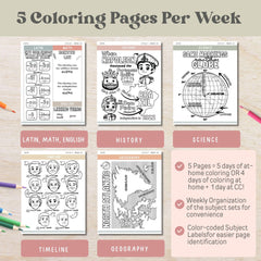 CC Cycle 1 Coloring Book Gift For CC Mom Resource Classical Conversation Cycle 1 Class Art CC Memory Master Song Activity Cc Tutor Download